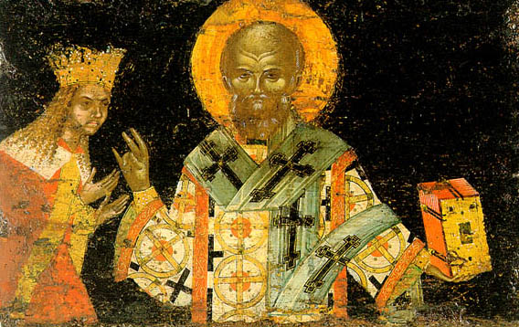 Icona: San Nifone, patriarca di Costantinopoli