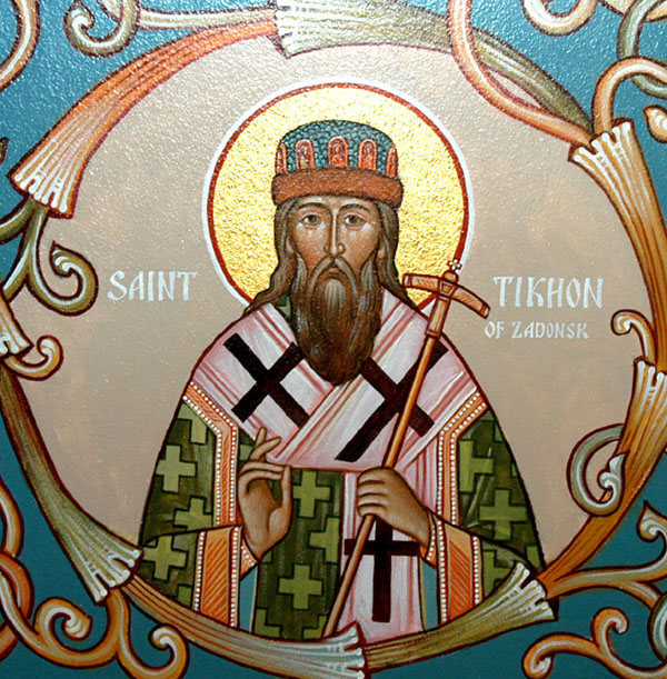 Icona: San Ticone, vescovo di Zadonsk.