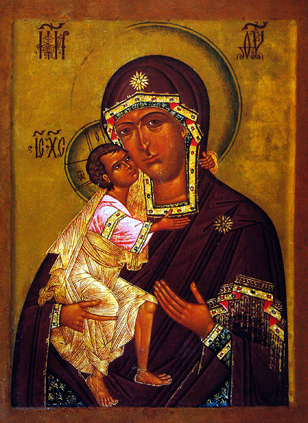 Icona: Sinassi della Madre di Dio di Teodoro in Russia