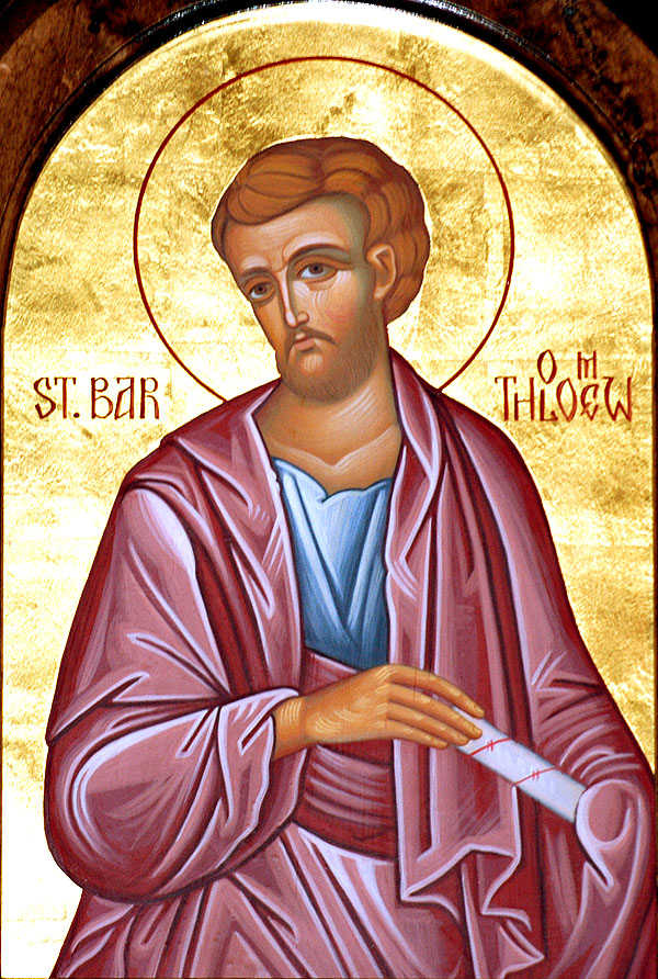 Icona: Traslazione delle sante reliquie di San Bartolomeo apostolo