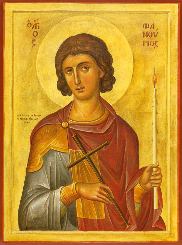 Icona: San Fanurio il Neoapparso, martire