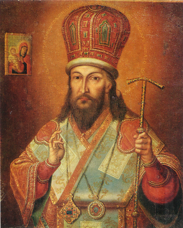 Icona: invenzione delle reliquie di San Demetrio di Rostov