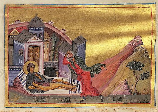 Icona: Eufrosina b. e Pafnuzio suo padre