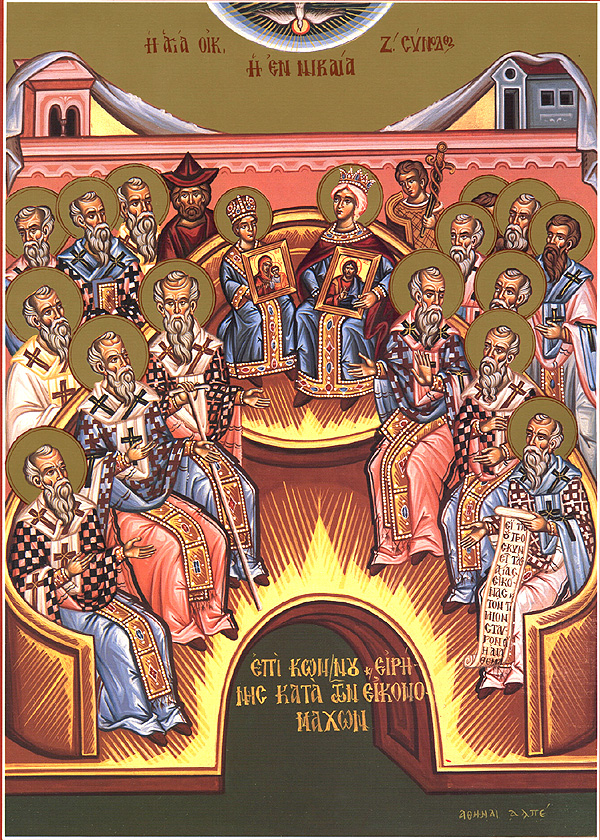 Icona: memoria del VII Concilio Ecumenico. San Giona di Pergamo di Cipro
