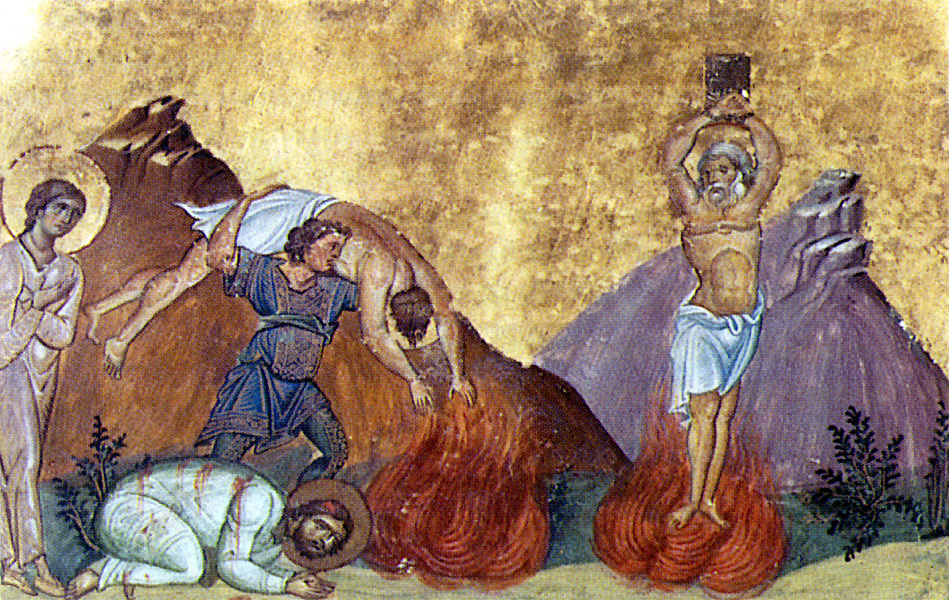 Icona: Santi Carpo, Papilo, Agatodoro e Agatonice, martiri