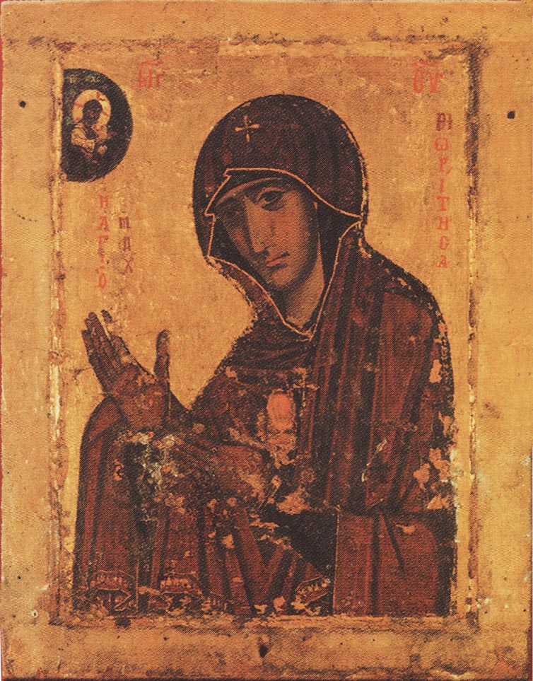 Icona: Sinassi della Panaghia Machairiotissa