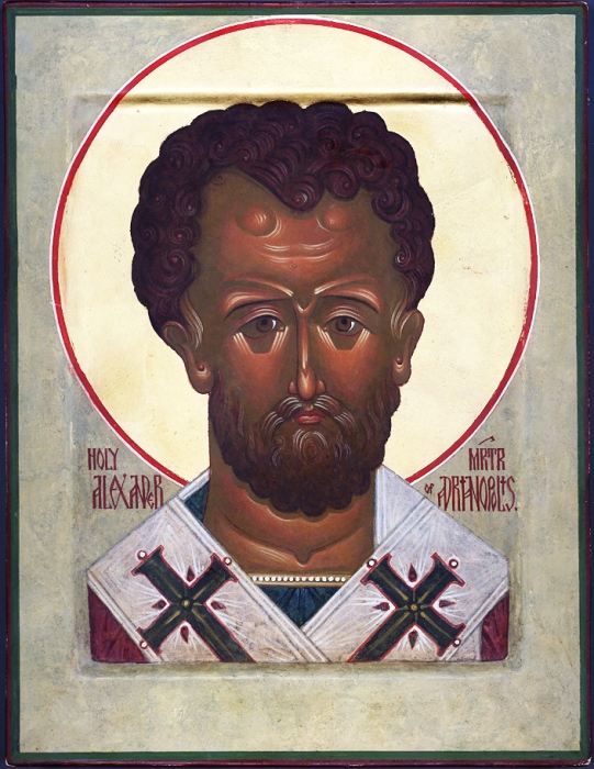 Icona: Santi Alessandro vescovo, Eracleo, Anna, Elisabetta, Teodota e Gliceria, martiri