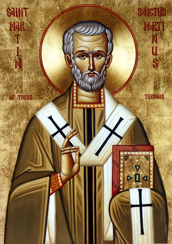Icona: Serbia. Martino il misericordioso di Tours.