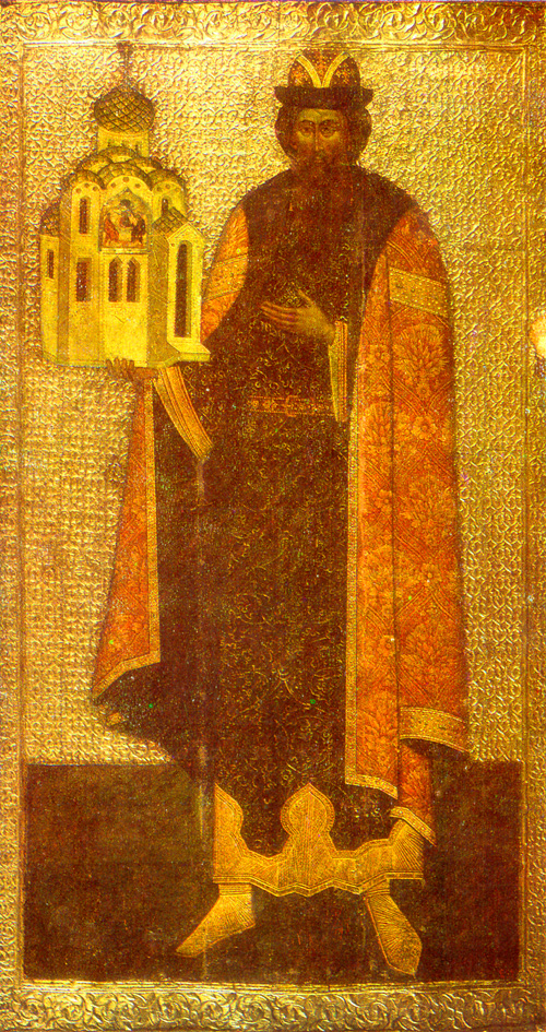 Icona: invenzione delle reliquie di Vsveolod di Pskov