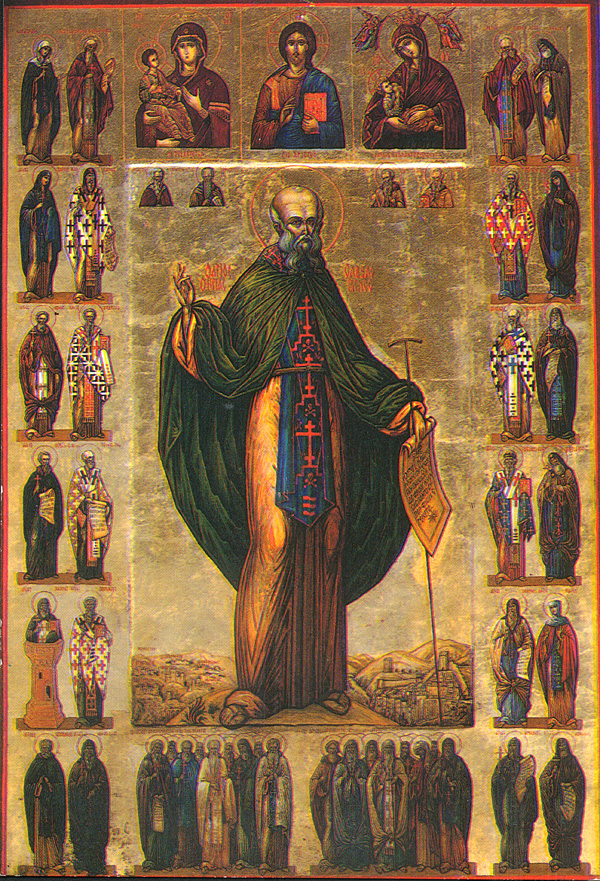 Icona: San Saba il Santificato