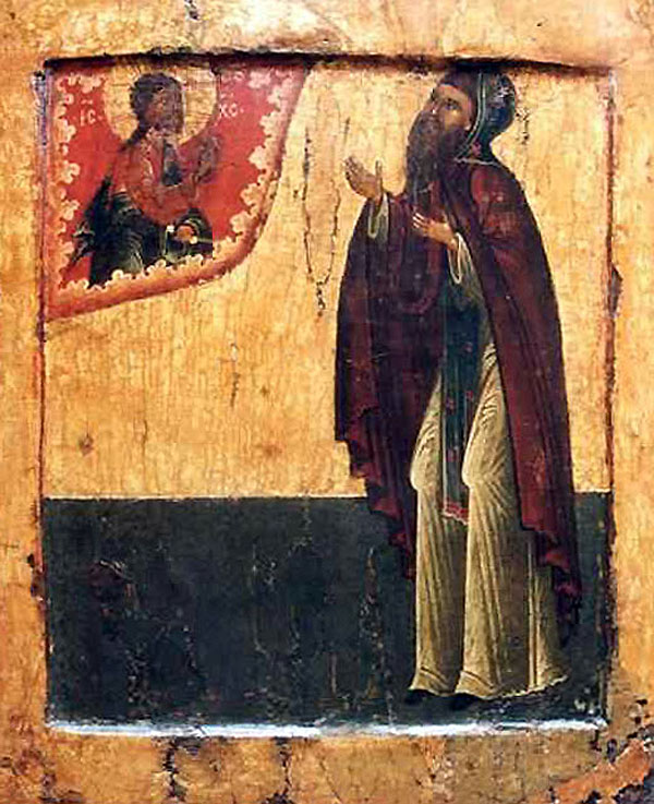 Icona: Sant’Arsenio, asceta sul monte Latros