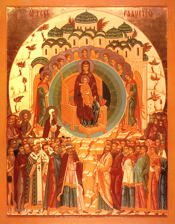 Icona: Sinassi della Santissima Madre di Dio